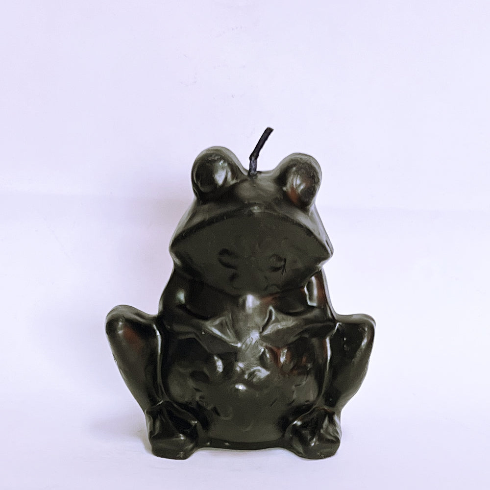 Black Frog Image candle spotlightcandles
