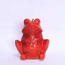 Load image into Gallery viewer, Red Frog Image candle
