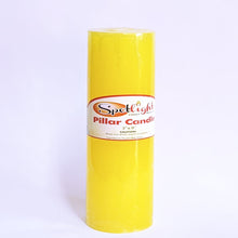 Load image into Gallery viewer, Jumbo 3 x 9 Yellow Candle
