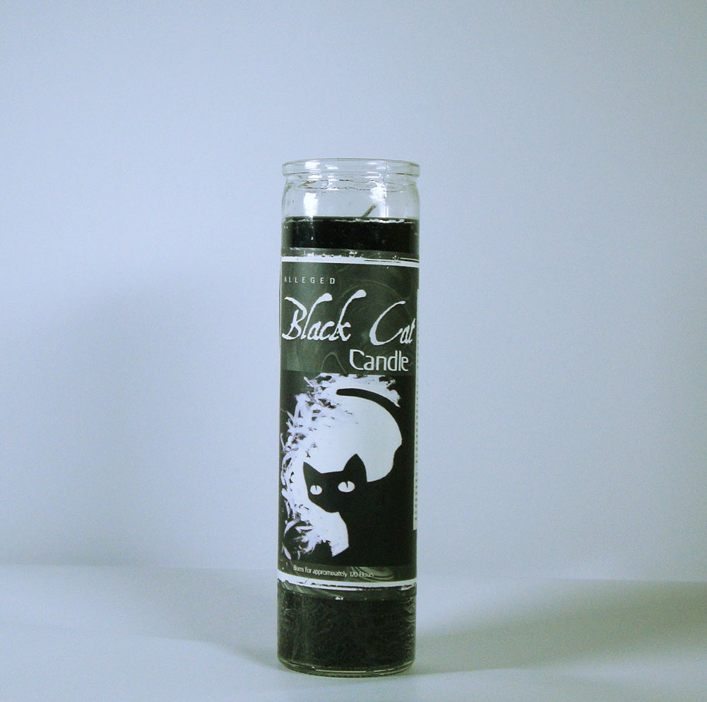 Black Cat Glass Candle spotlightcandles