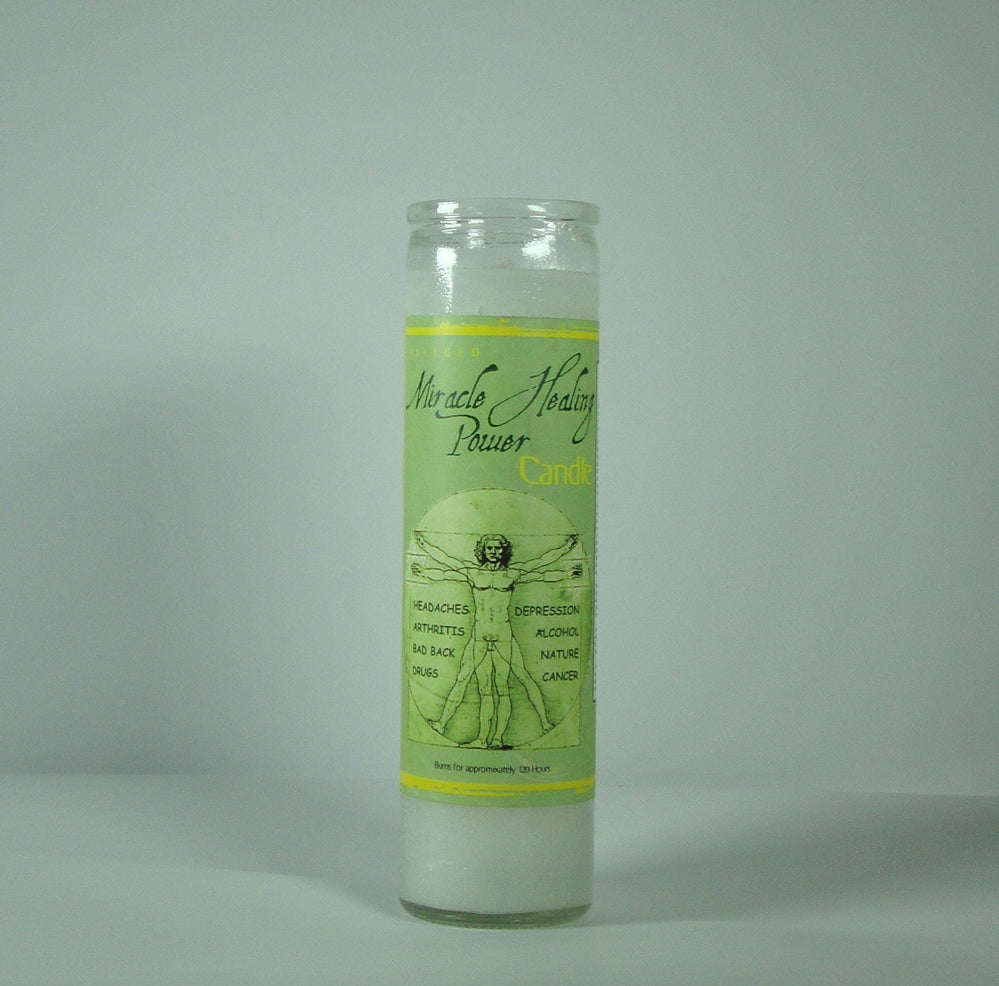 Miracle Healing Power Glass Candle